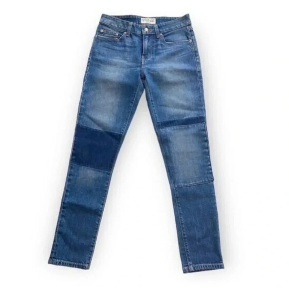 Derek Lam 10 Crosby Mid Rise Devi Skinny Blue Jeans - Picture 1 of 7